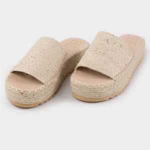 COCONUTS by Matisse Del Mar Womens Platform Slide Sandals 7